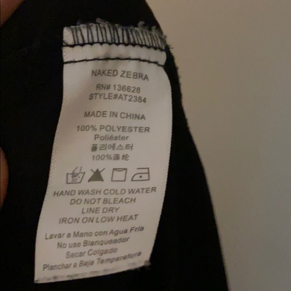 Naked Zebra tank blouse - Picture 8 of 8